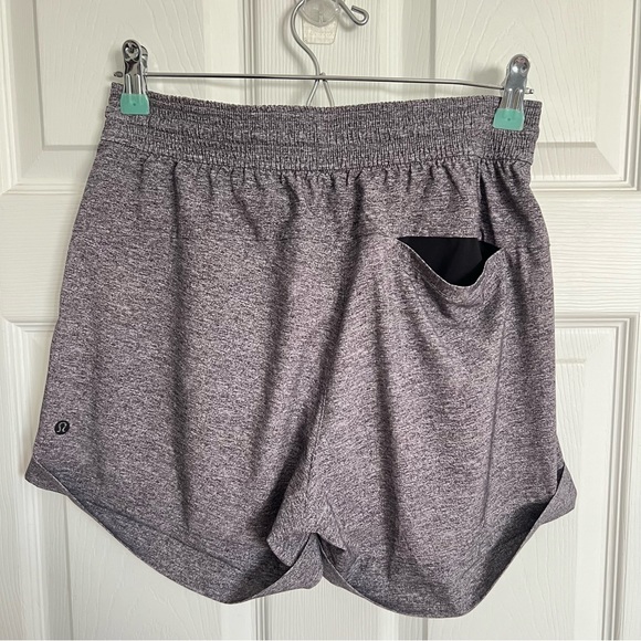 Lululemon Spring Break Away Short *4-way Stretch 3" Heather Lux Multi Black Sz 6 - Picture 6 of 9